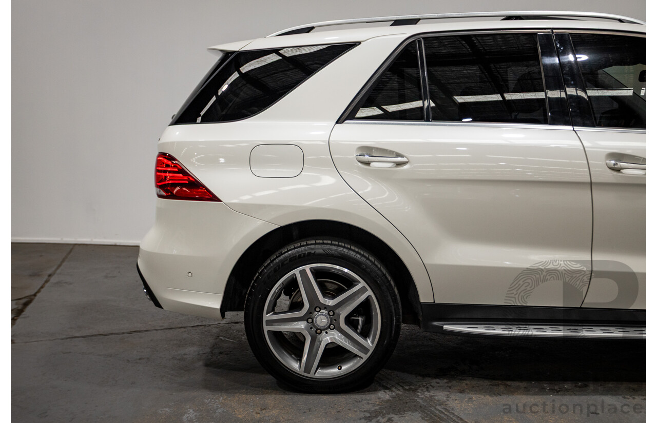 1/2016 Mercedes Benz GLE350d AMG Line (AWD) W166 4d Wagon Diamond White Metallic Turbo Diesel V6 3.0L