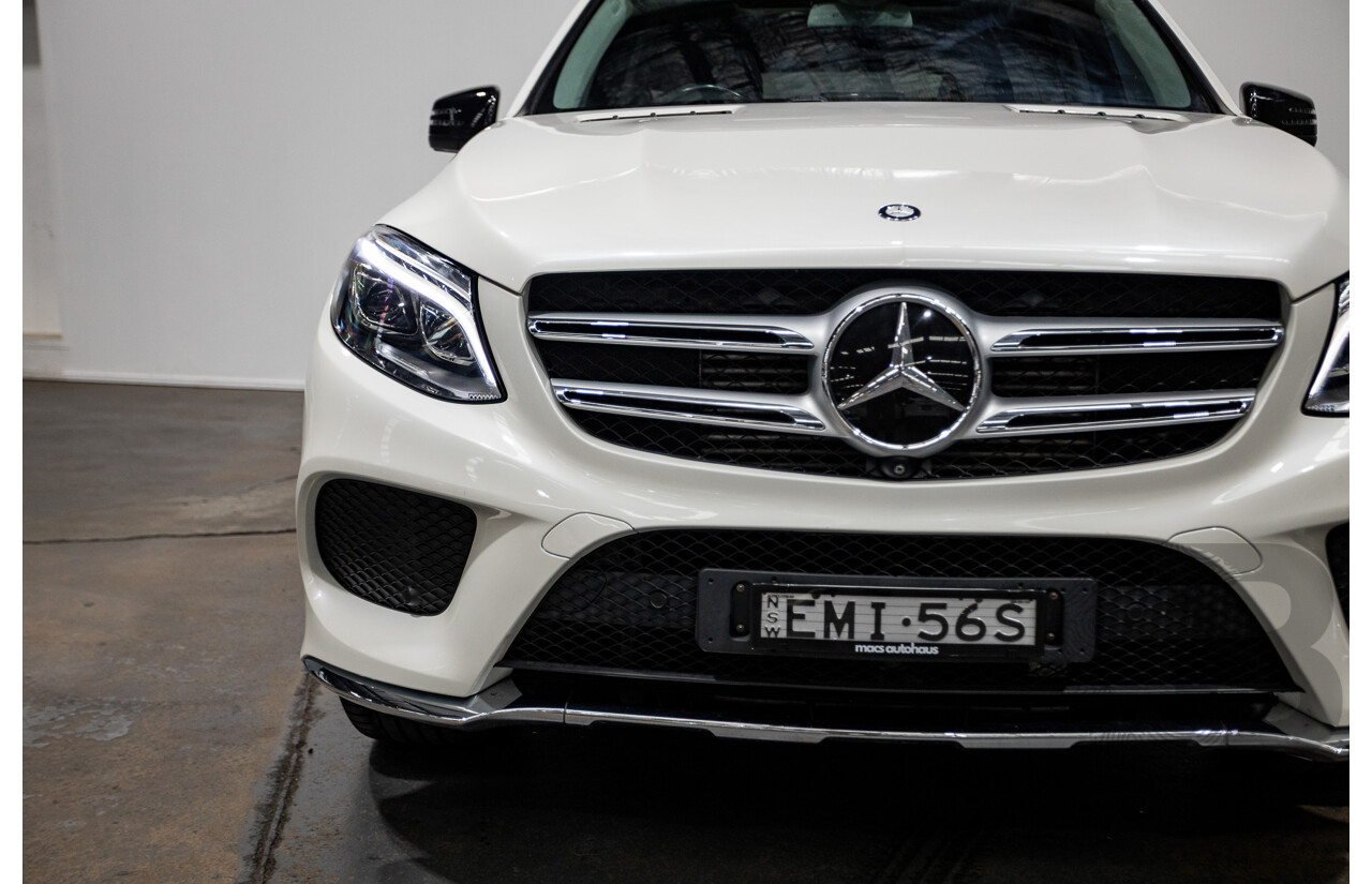 1/2016 Mercedes Benz GLE350d AMG Line (AWD) W166 4d Wagon Diamond White Metallic Turbo Diesel V6 3.0L