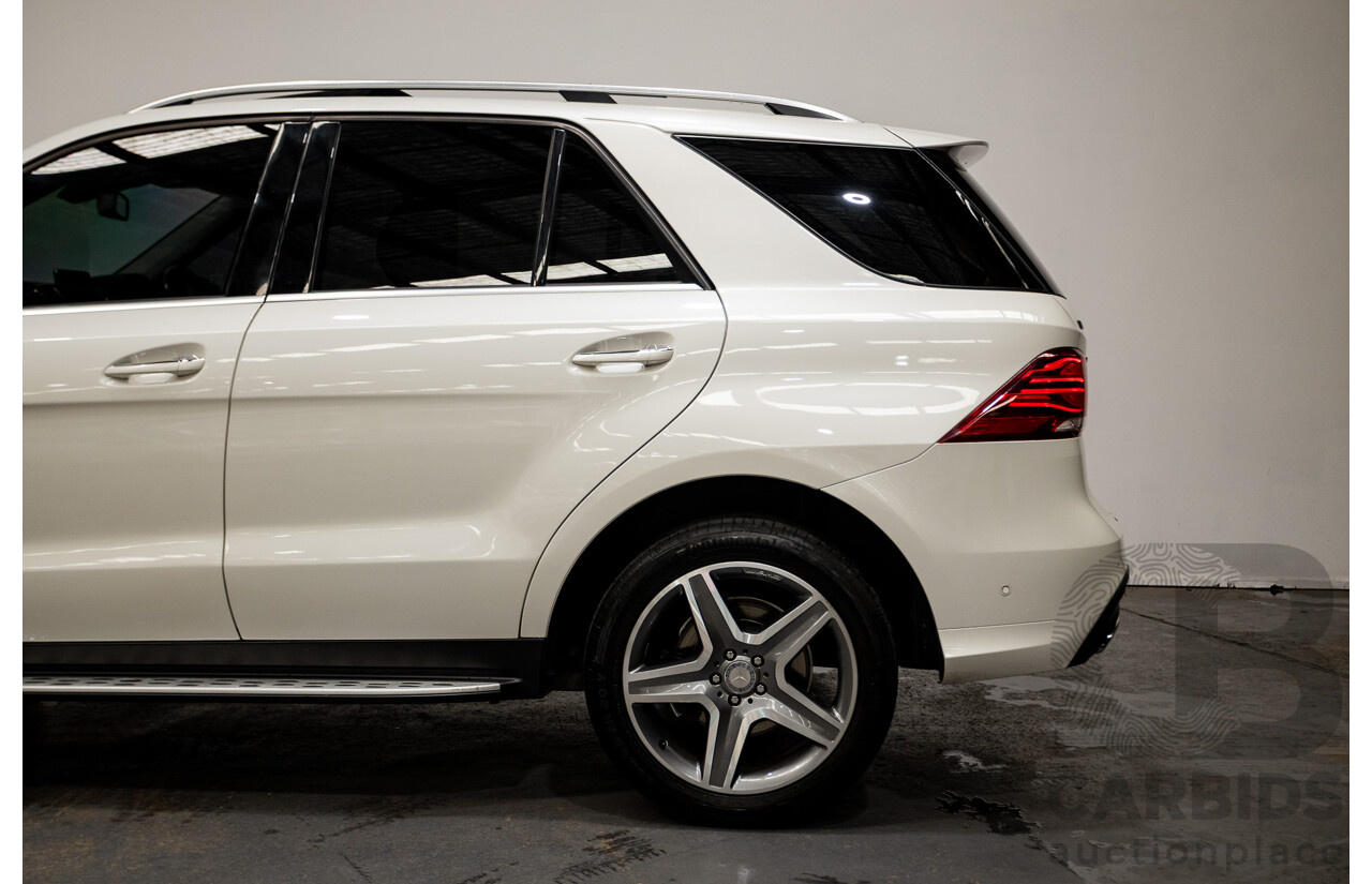 1/2016 Mercedes Benz GLE350d AMG Line (AWD) W166 4d Wagon Diamond White Metallic Turbo Diesel V6 3.0L