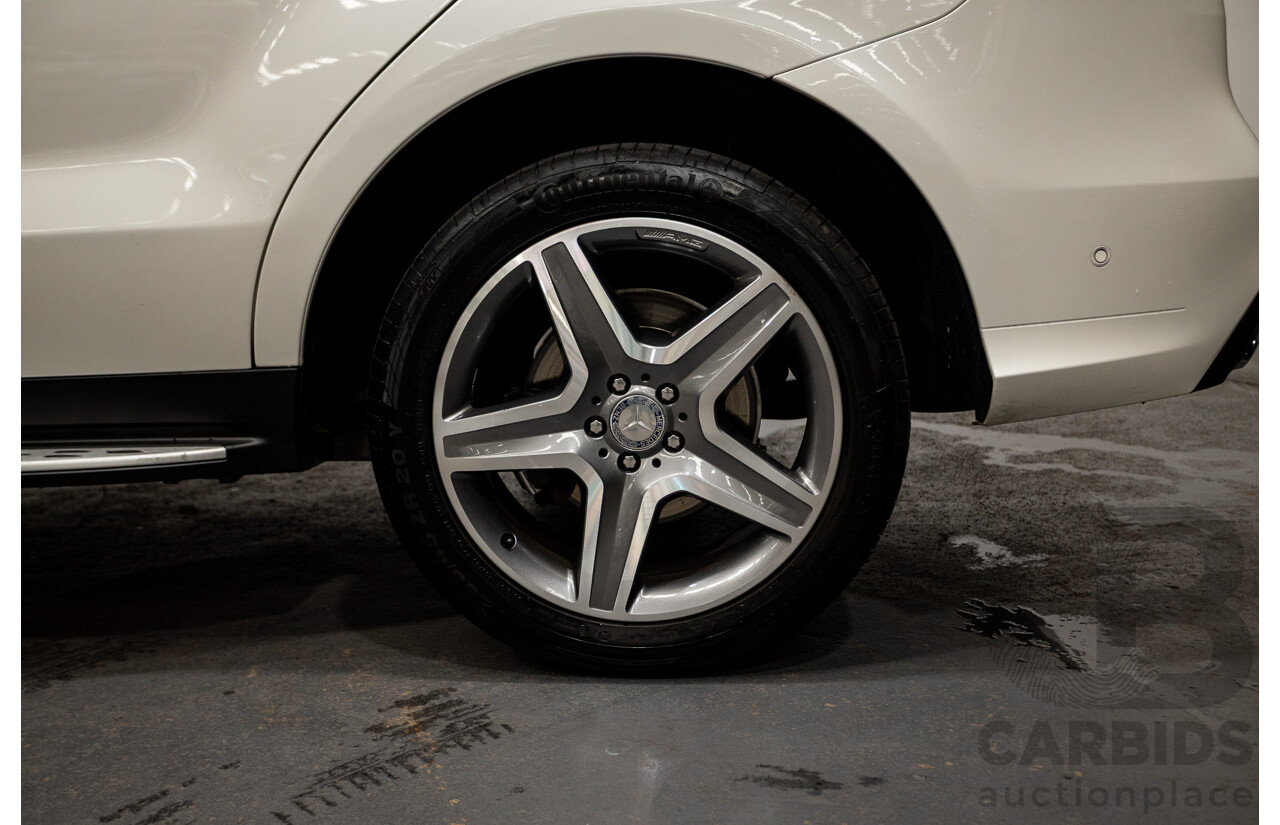 1/2016 Mercedes Benz GLE350d AMG Line (AWD) W166 4d Wagon Diamond White Metallic Turbo Diesel V6 3.0L