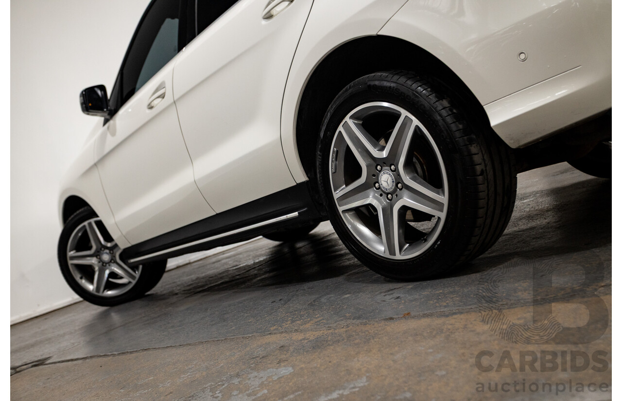 1/2016 Mercedes Benz GLE350d AMG Line (AWD) W166 4d Wagon Diamond White Metallic Turbo Diesel V6 3.0L