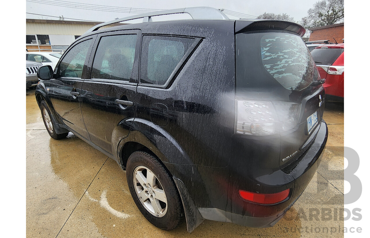 12/2008 Mitsubishi Outlander LS ZG MY08 4d Wagon Black 2.4L