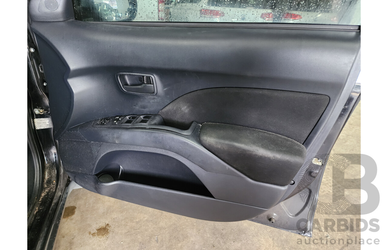 12/2008 Mitsubishi Outlander LS ZG MY08 4d Wagon Black 2.4L