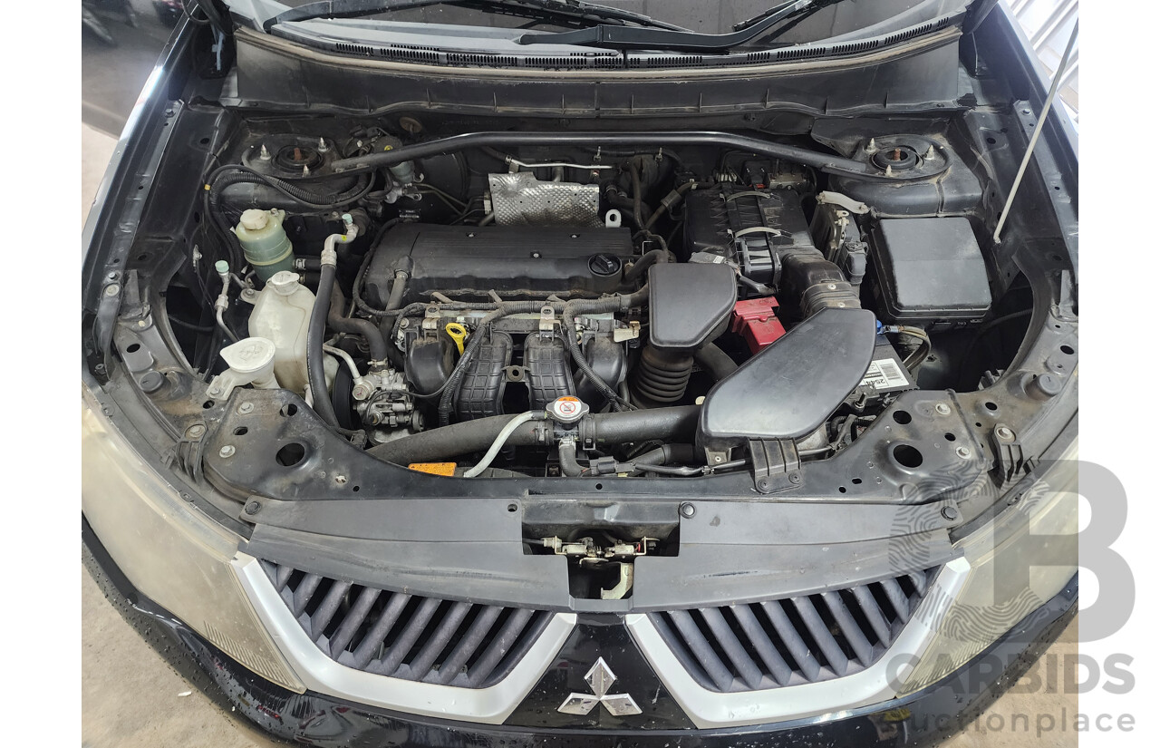 12/2008 Mitsubishi Outlander LS ZG MY08 4d Wagon Black 2.4L
