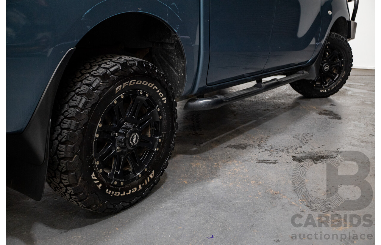 11/2013 Mazda BT-50 GT (4x4) UP MY13 Dual Cab Utility Aurora Blue Metallic Turbo Diesel 3.2L