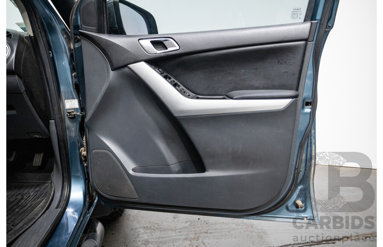 11/2013 Mazda BT-50 GT (4x4) UP MY13 Dual Cab Utility Aurora Blue Metallic Turbo Diesel 3.2L