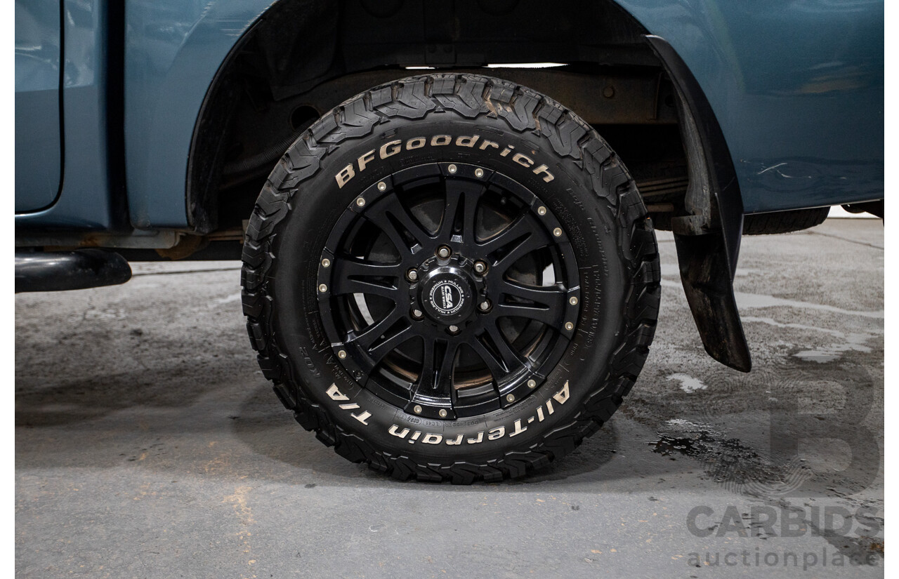 11/2013 Mazda BT-50 GT (4x4) UP MY13 Dual Cab Utility Aurora Blue Metallic Turbo Diesel 3.2L