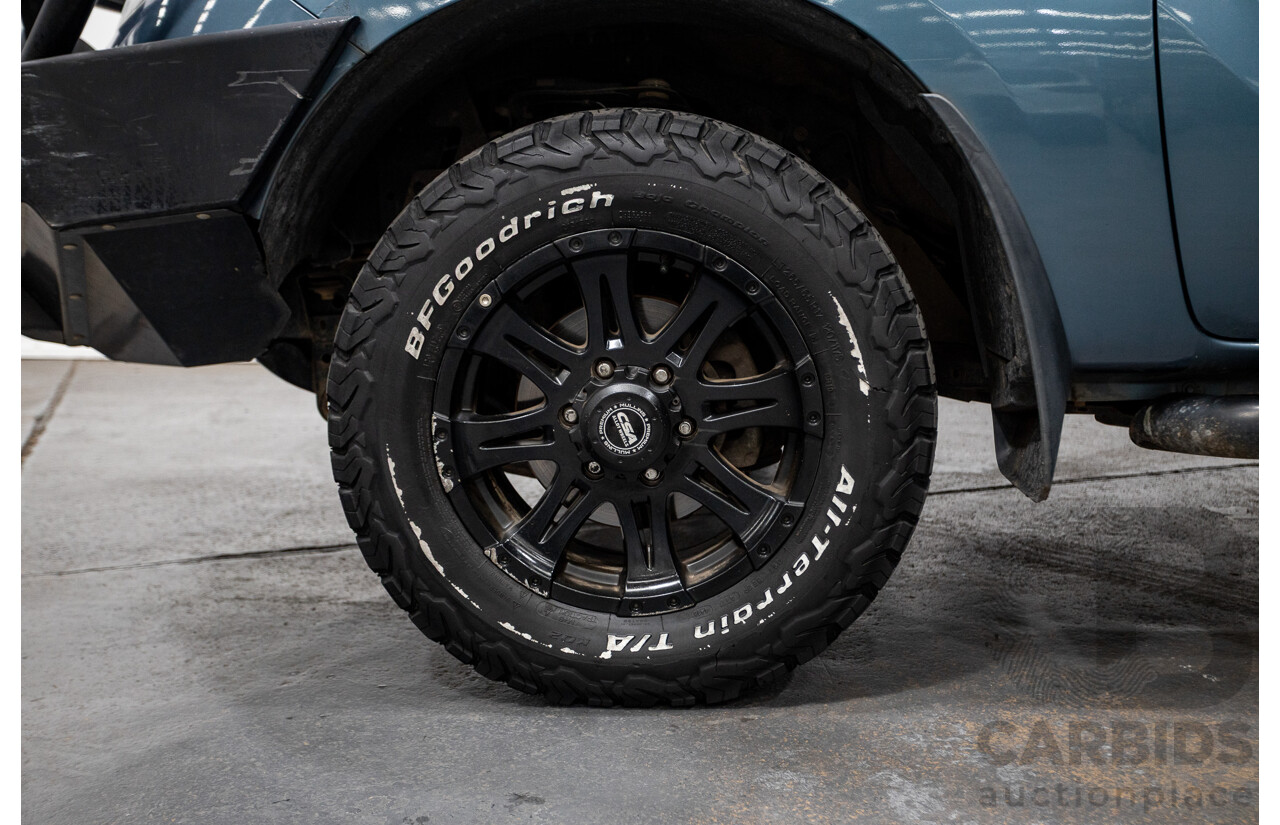 11/2013 Mazda BT-50 GT (4x4) UP MY13 Dual Cab Utility Aurora Blue Metallic Turbo Diesel 3.2L