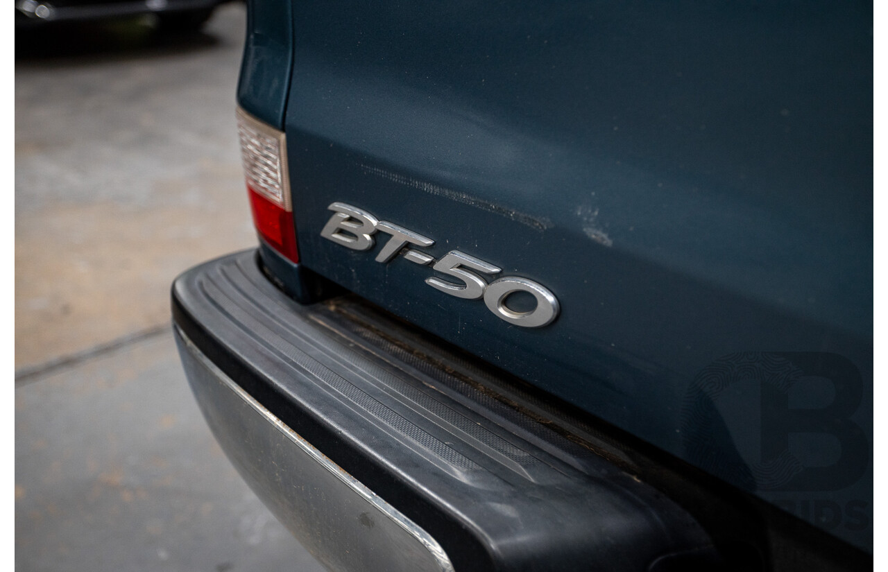 11/2013 Mazda BT-50 GT (4x4) UP MY13 Dual Cab Utility Aurora Blue Metallic Turbo Diesel 3.2L