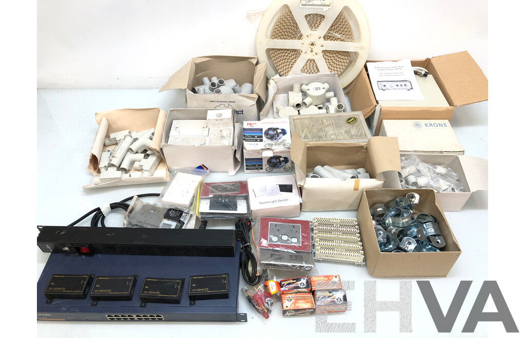 Selection of Networking, Lighting and Electrical Componets