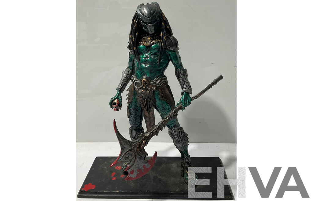 Custom Predator Figurine Wielding Predator Axe