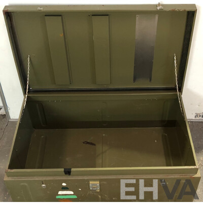 Metal Military Foot Locker