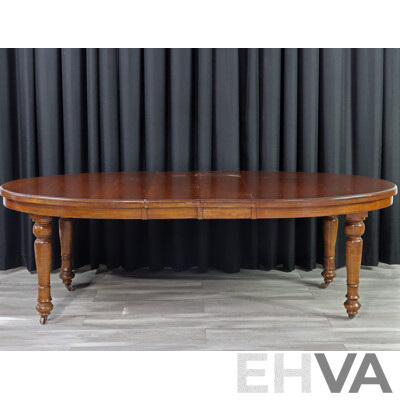 Edwardian Oak Seven Piece Dining Suite