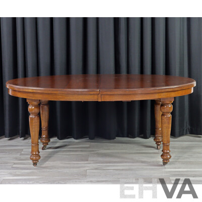 Edwardian Oak Seven Piece Dining Suite