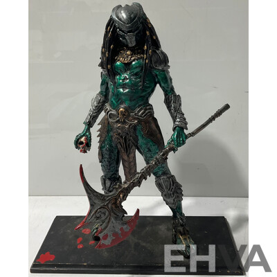 Custom Predator Figurine Wielding Predator Axe
