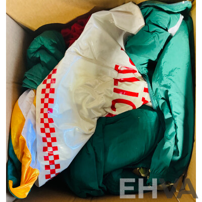 Very Large Collection of Australian and Other Military Clothing Including Jackets, Vests, Shirts and Much More