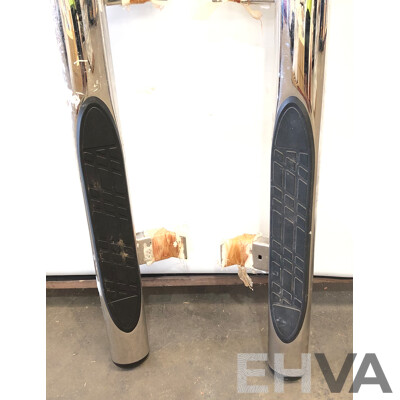 2017 VW Amarok Genuine Dual Cab Chrome Side Steps Left and Right Set of 2