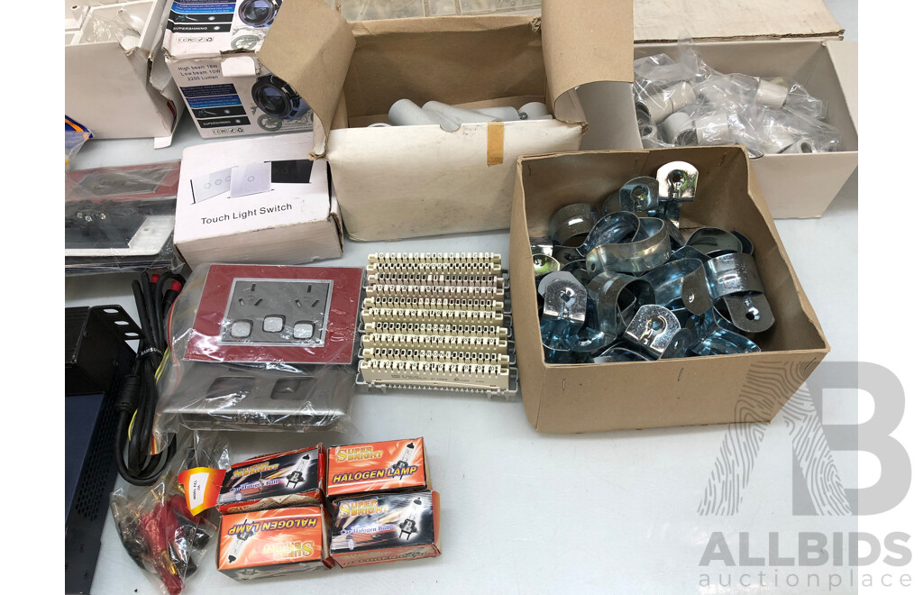 Selection of Networking, Lighting and Electrical Componets