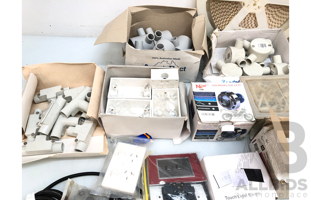 Selection of Networking, Lighting and Electrical Componets