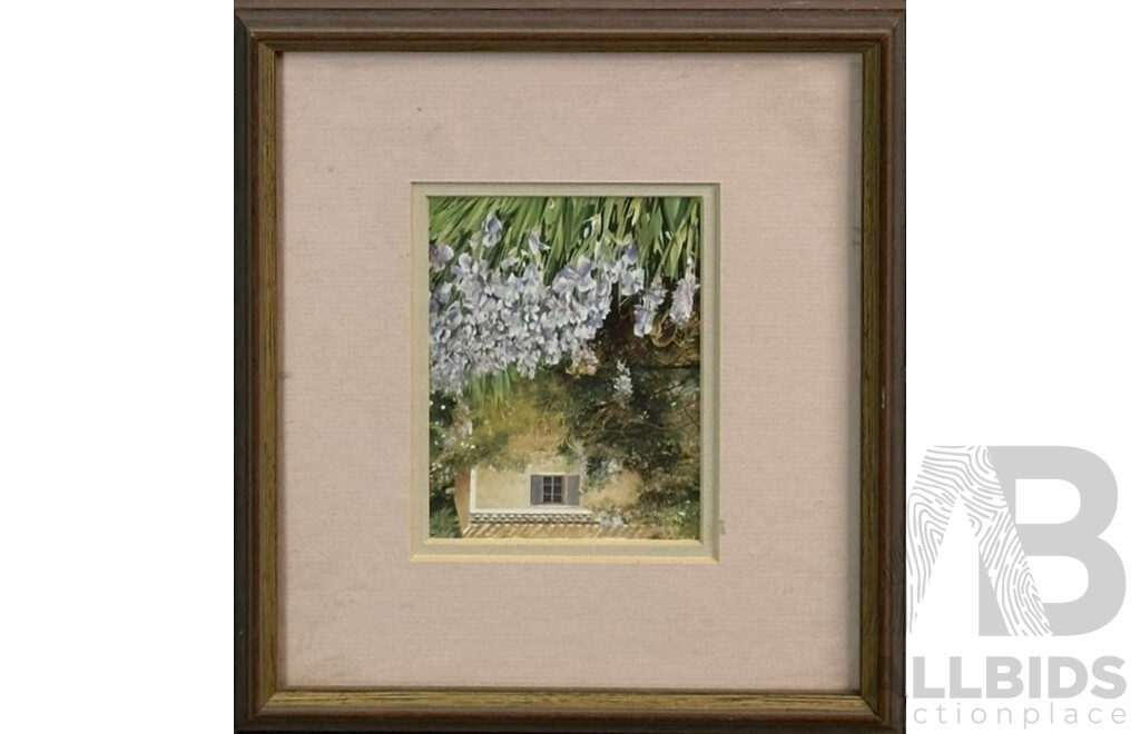 Artists Unknown, (Exact Dates Unknown), Homeward Bound, Thatched Cottage and Iris Garden, Trio of Framed Vintage Prints, 22 x 27 cm (largest frame) (3)