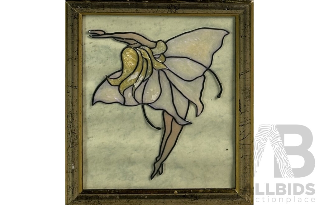 Artists Unknown (Exact Dates Unknown), Anemones, Fairy & White Rose, Trio of Vintage Mixed Media, Photograph of Sketch & Oil on Canvas, 29 x 24 cm (largest frame) (3)