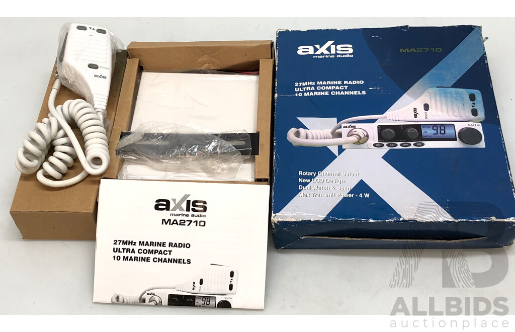 Axis Marine Audio 27MHz Marine Radio