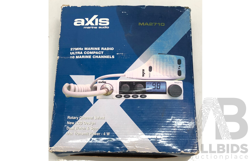 Axis Marine Audio 27MHz Marine Radio