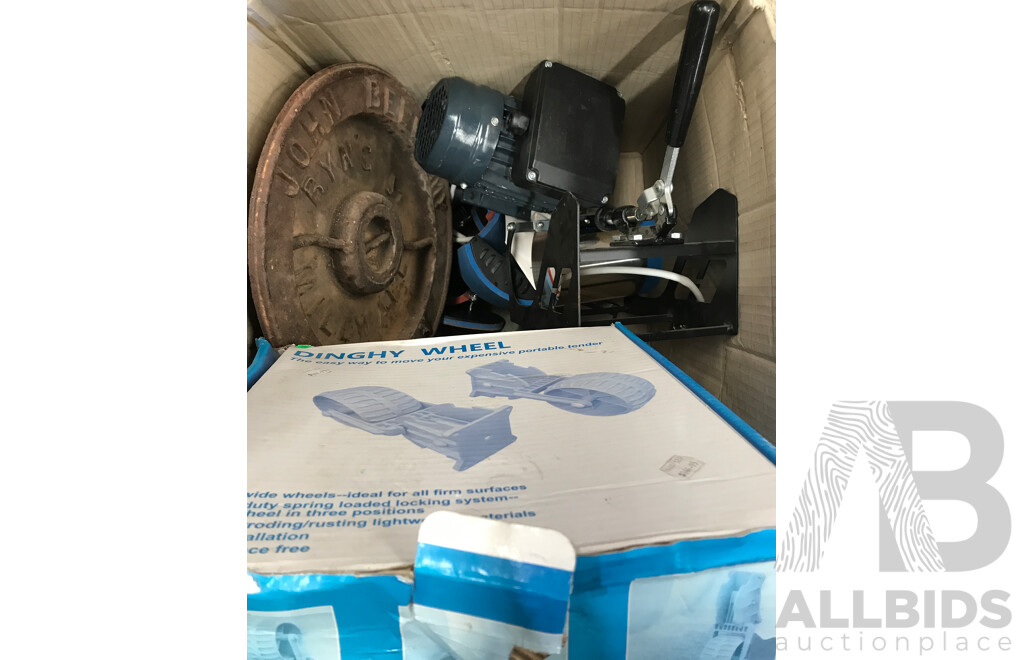 Bulk Lot of Assorted Tools and Lighting & Car Components & Equipment