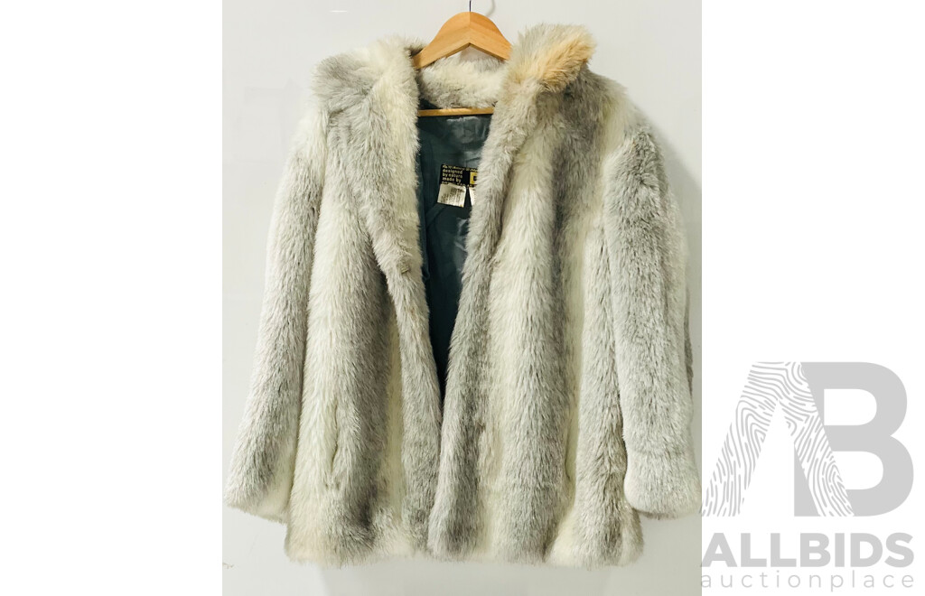 Pair of Faux-fur Coats of Two Designs