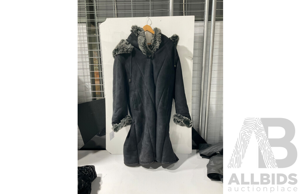 Collection of Winter Jackets with Faux-fur Lining Including Basak Leather Example
