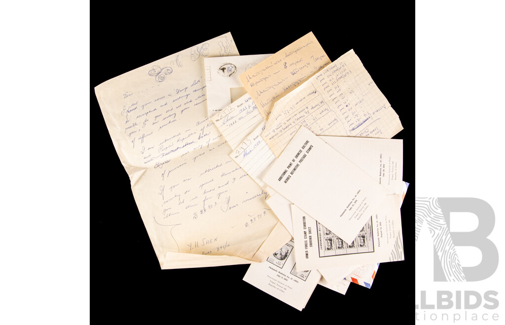 Collection of Cancelled International Stamps Including Australian Predecimal, USA, Europe China, Overprints and More