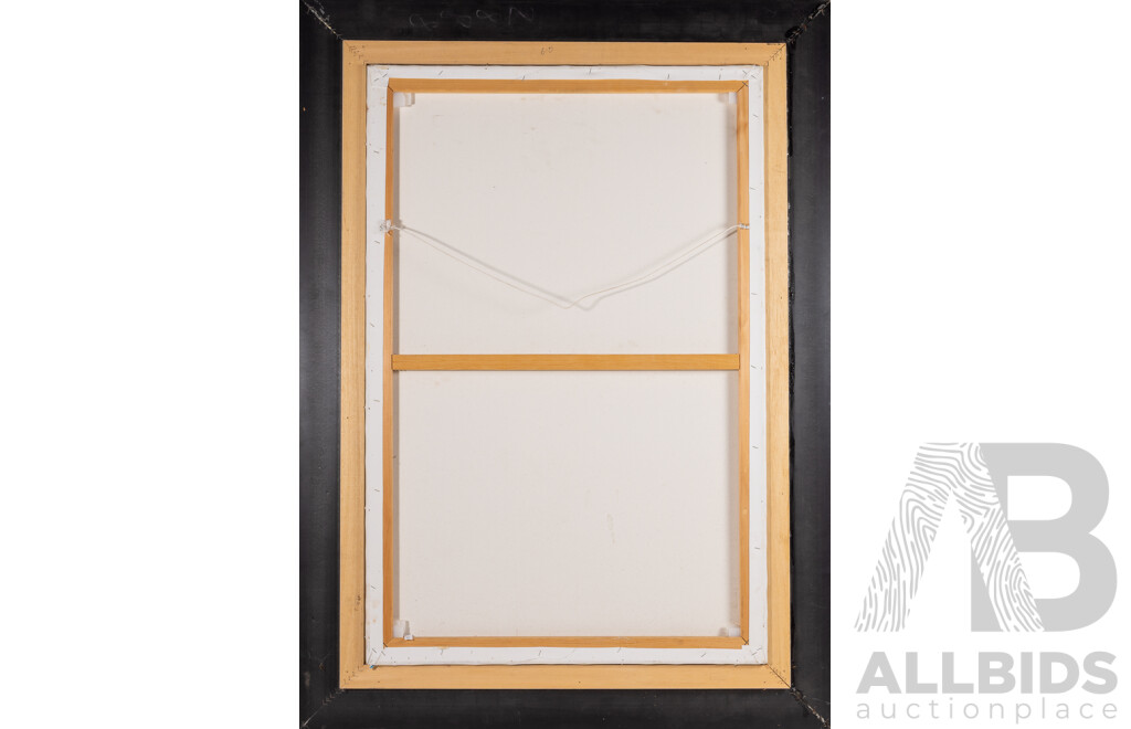 Julie Viljoen, (20th Century, South African), Floral Carpet in the Distance, Original Oil on Canvas, 83 x 136 cm (frame)