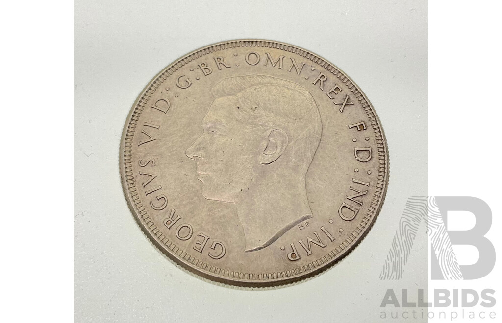 Australian 1937 KGVI Silver Crown .925