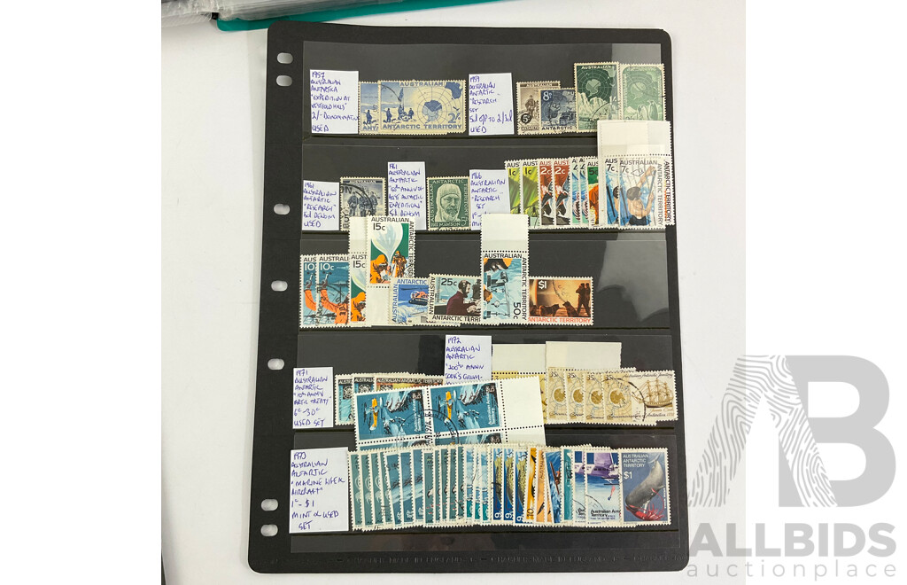Collection of Australian Vintage First Day Covers and Stamps Including Mint Predecimal, Produce Food! Blocks, QV, KGV, FDC's 1956 Melbourne Olumpics, Flying Doctor, QE2, Qantas and More