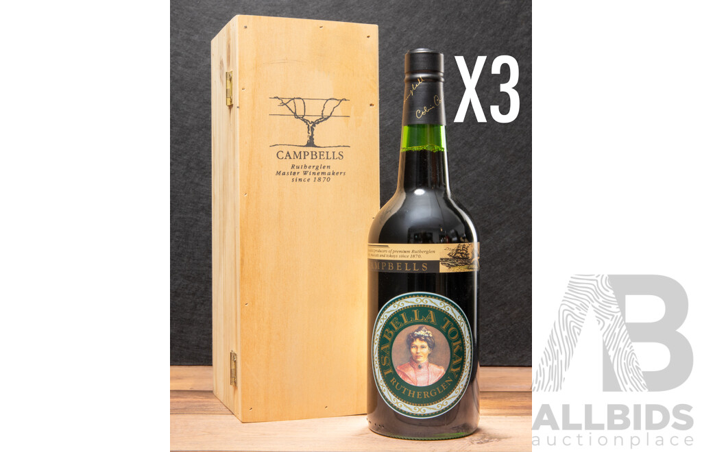 Campbells Rutherglen Torquay, Muscat and Port in Presentation Boxes (3)