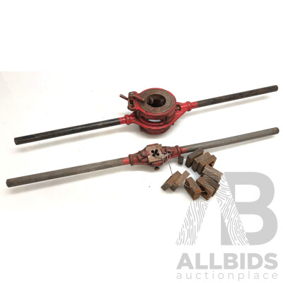 Heavy Duty Pipe Threading Tools - Lot of Two