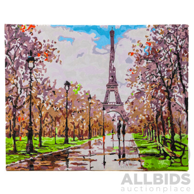 Artist Unknown, (20th Century), Paris, Contemporary Canvas, 40 x 50 cm