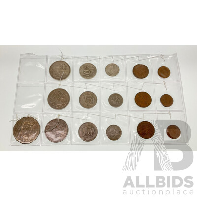 Australian 1967, 1968, 1969 Coin Sets