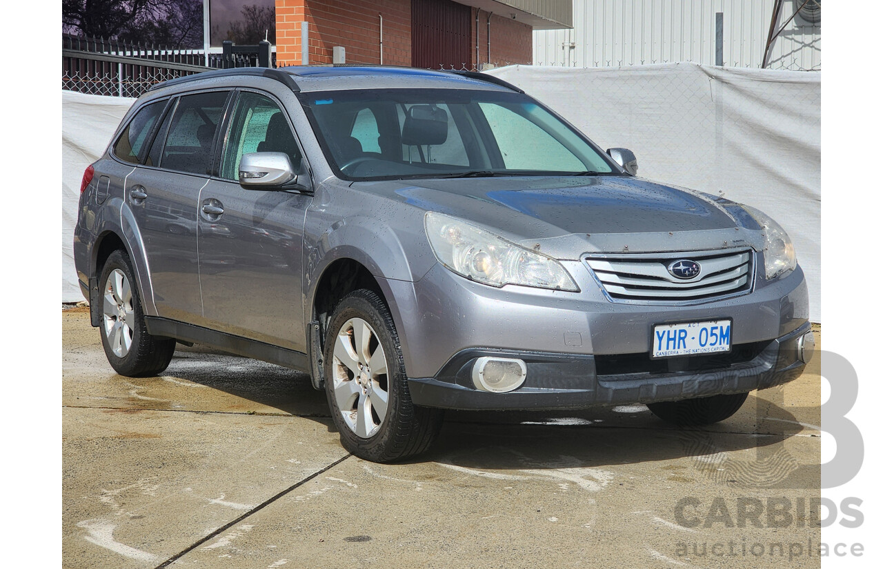 8/2011 Subaru Outback 2.5i Premium MY11 4d Wagon Silver 2.5L