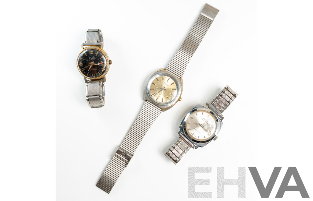 Felicia, Mero, Sonia Vintage Manual Winding Mens Watches