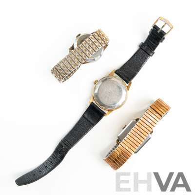 Enicar, Gruen & Rhomba Vintage Manual Winding Watches