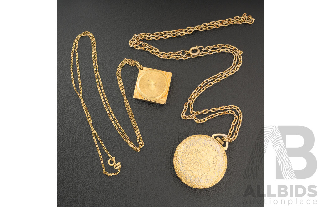 Tiffanex Vintage Pendant Watch & Dugena Vintage Pendant Watch