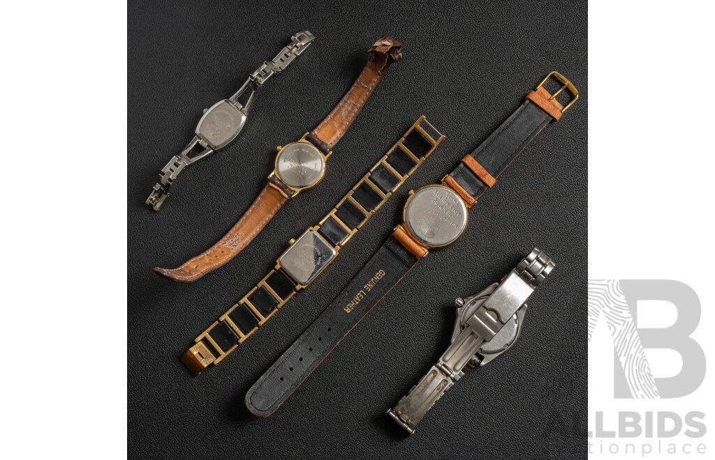 Collection of (5) Ladies Watches - Citizen, Elite & Pulsar