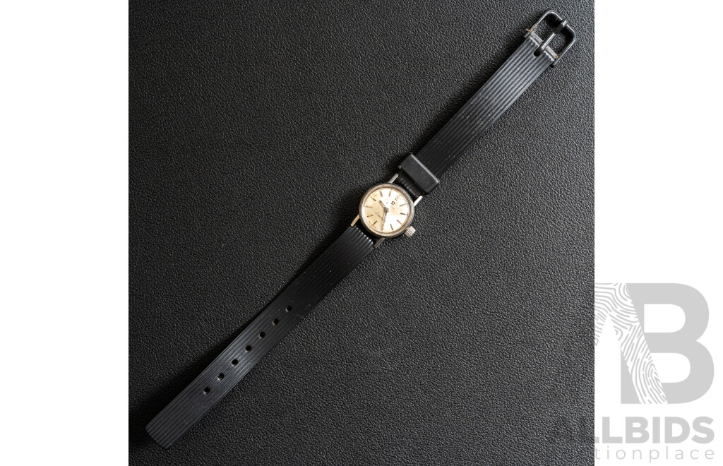 Vintage Omega Ladymatic 18mm Petite Ladies Watch, Observed with Movement
