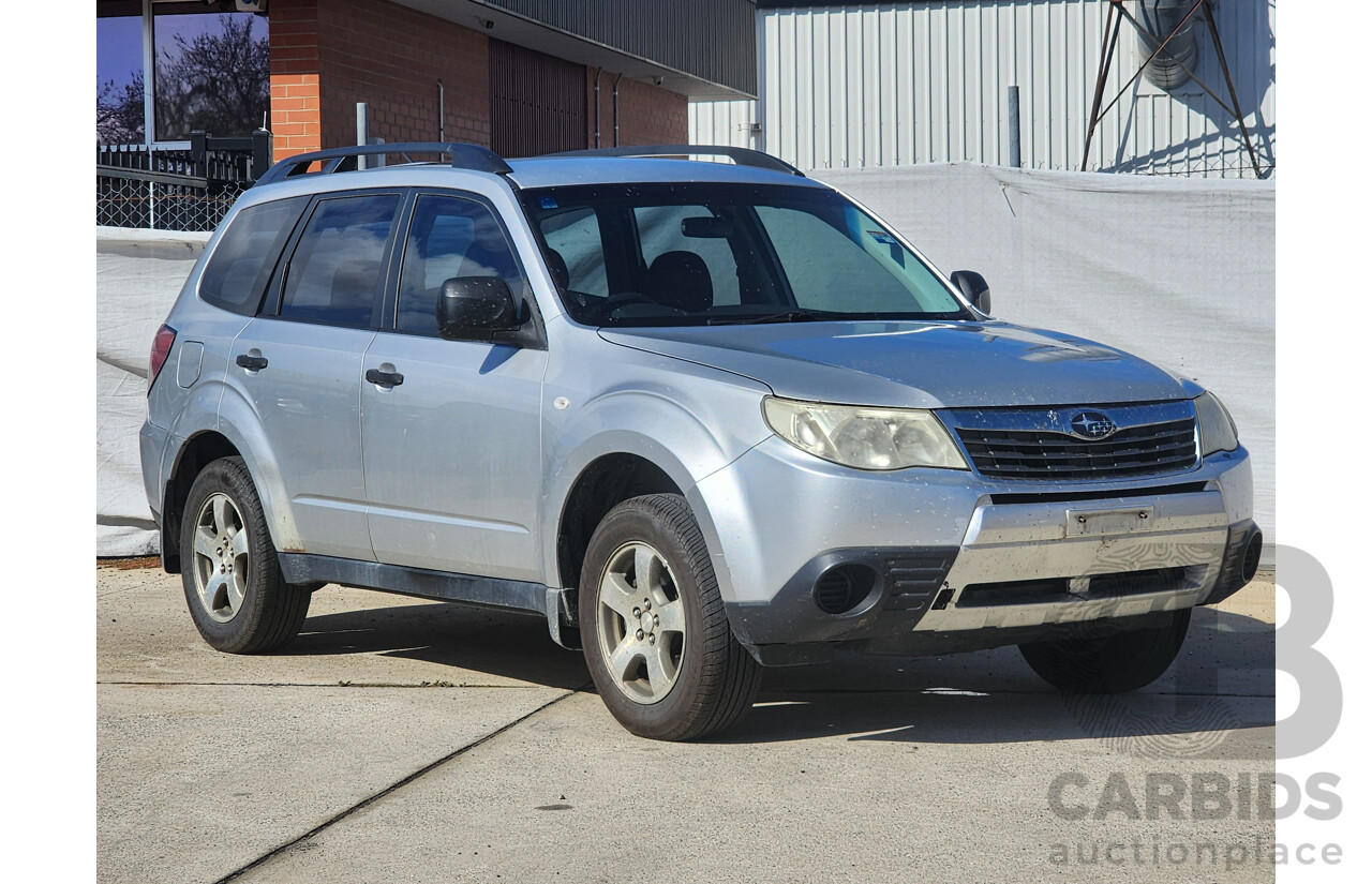 9/2008 Subaru Forester X MY09 4d Wagon Silver 2.5L