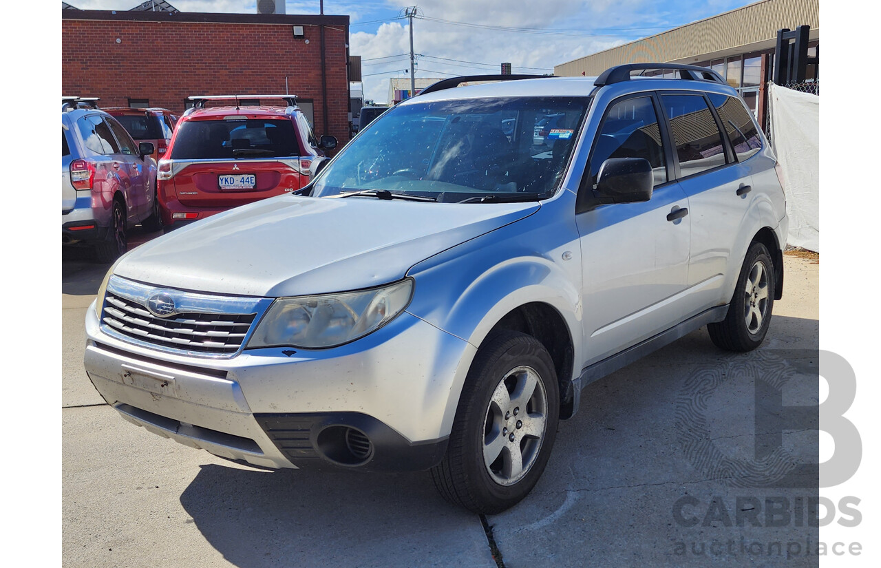 9/2008 Subaru Forester X MY09 4d Wagon Silver 2.5L