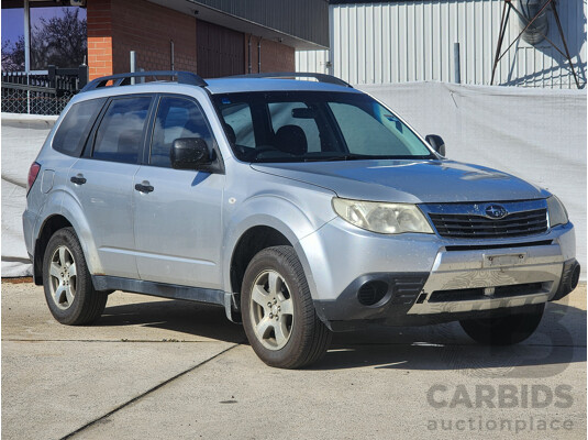 9/2008 Subaru Forester X MY09 4d Wagon Silver 2.5L