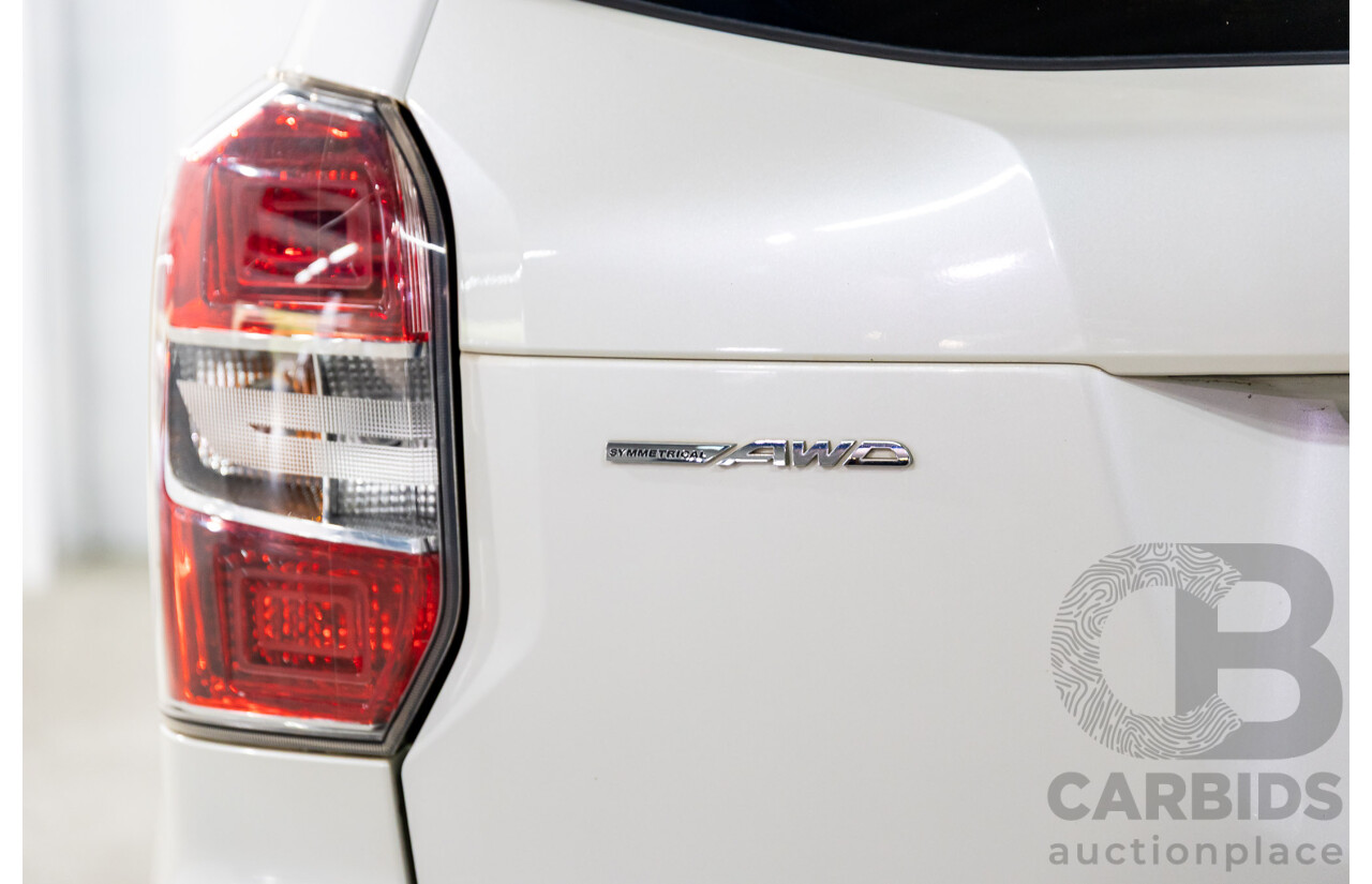 6/2013 Subaru Forester 2.0d-S MY13 4d Wagon White Turbo Diesel 2.0L