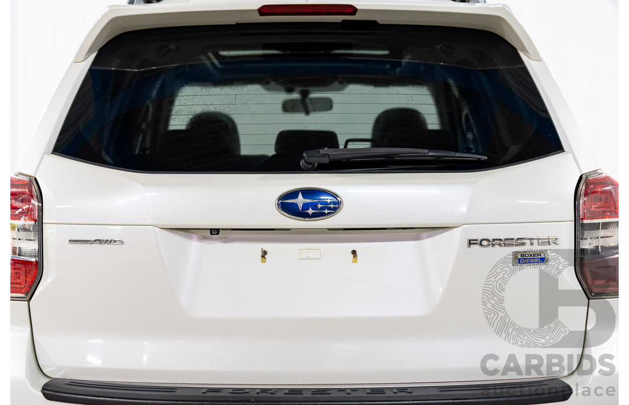 6/2013 Subaru Forester 2.0d-S MY13 4d Wagon White Turbo Diesel 2.0L