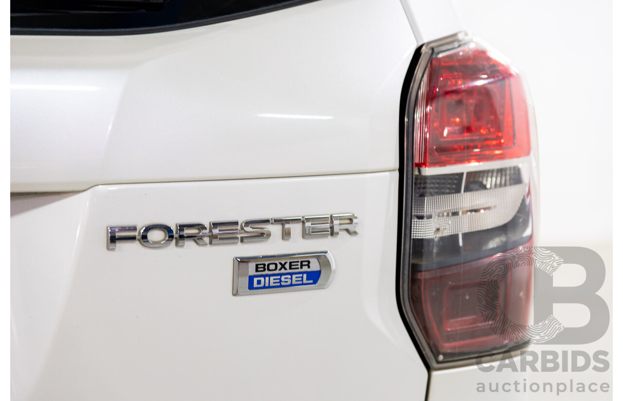 6/2013 Subaru Forester 2.0d-S MY13 4d Wagon White Turbo Diesel 2.0L